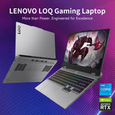 LENOVO LOQ 15.6" Traditional Laptop Intel Core i5 12GB RAM NVIDIA GeForce RTX 5050 512GB SSD Storage Windows 11 Home 144Hz - Grey